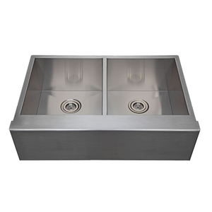 Doppel gebürstete Satin -Finish -Schürze - Rechtswinkel