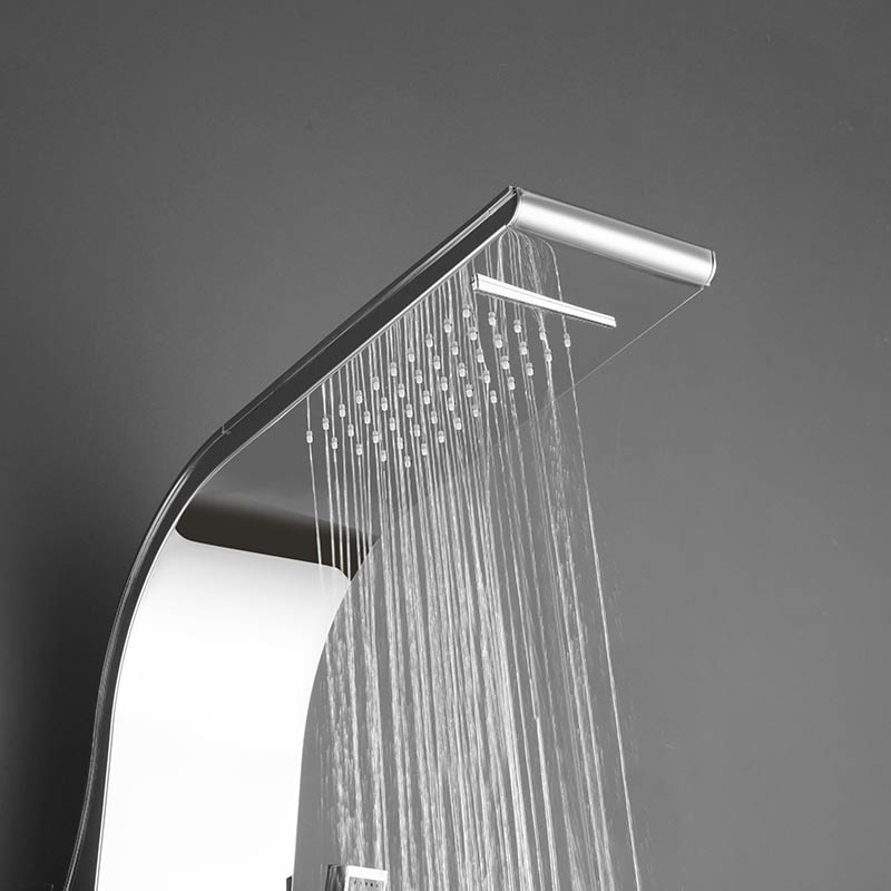 Rainfall- und Wasserfallstrahl-Duschpaneelsystem mit mehreren Düsen